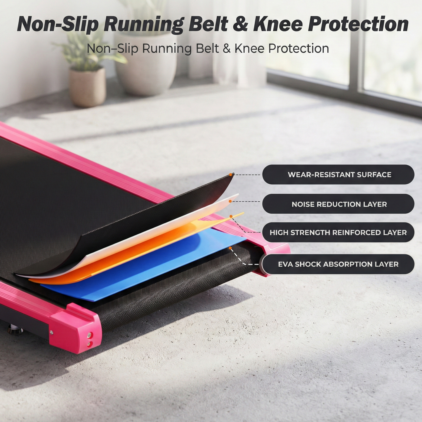 Pro Foldable Walking Treadmill