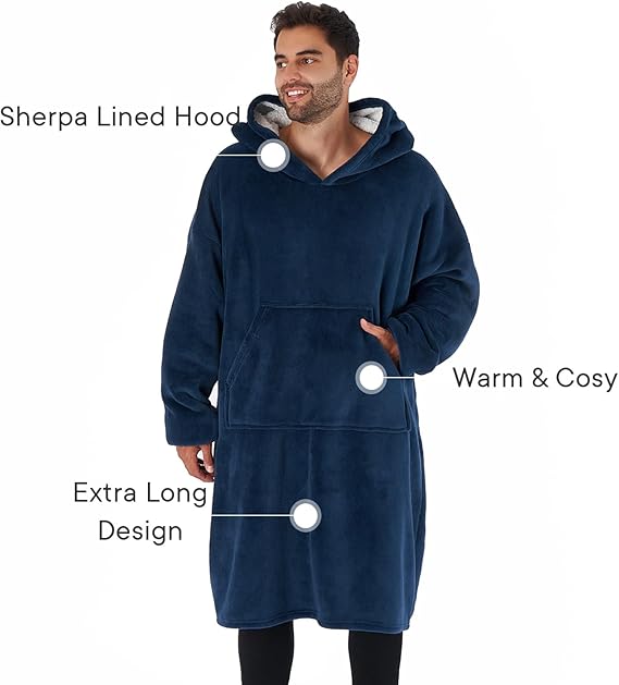 Cozy Sherpa Blanket Hoodie