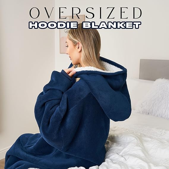 Cozy Sherpa Blanket Hoodie