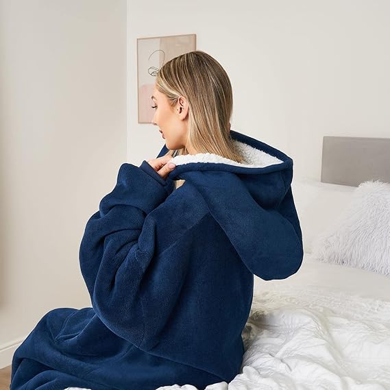 Cozy Sherpa Blanket Hoodie