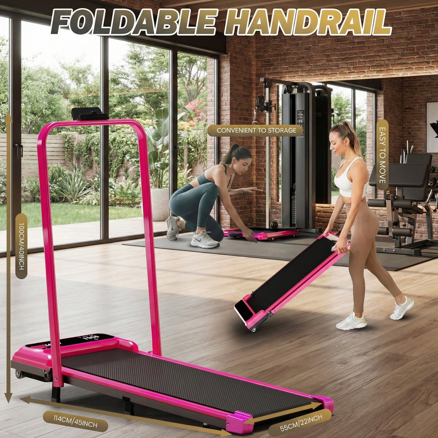 Pro Foldable Walking Treadmill